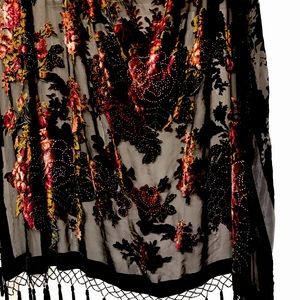 Beautiful beaded shawl